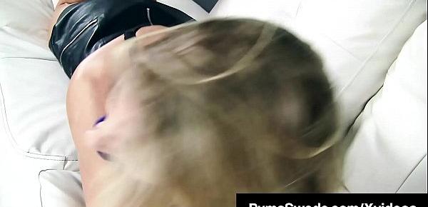  Busty Blonde Bombshell Puma Swede Fucks Her Step Daughter!
